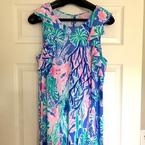 Lilly Esmeralda multi jet stream dress L